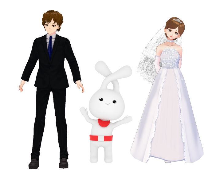 人型Vtuberからマスコットキャラクターまで制作します