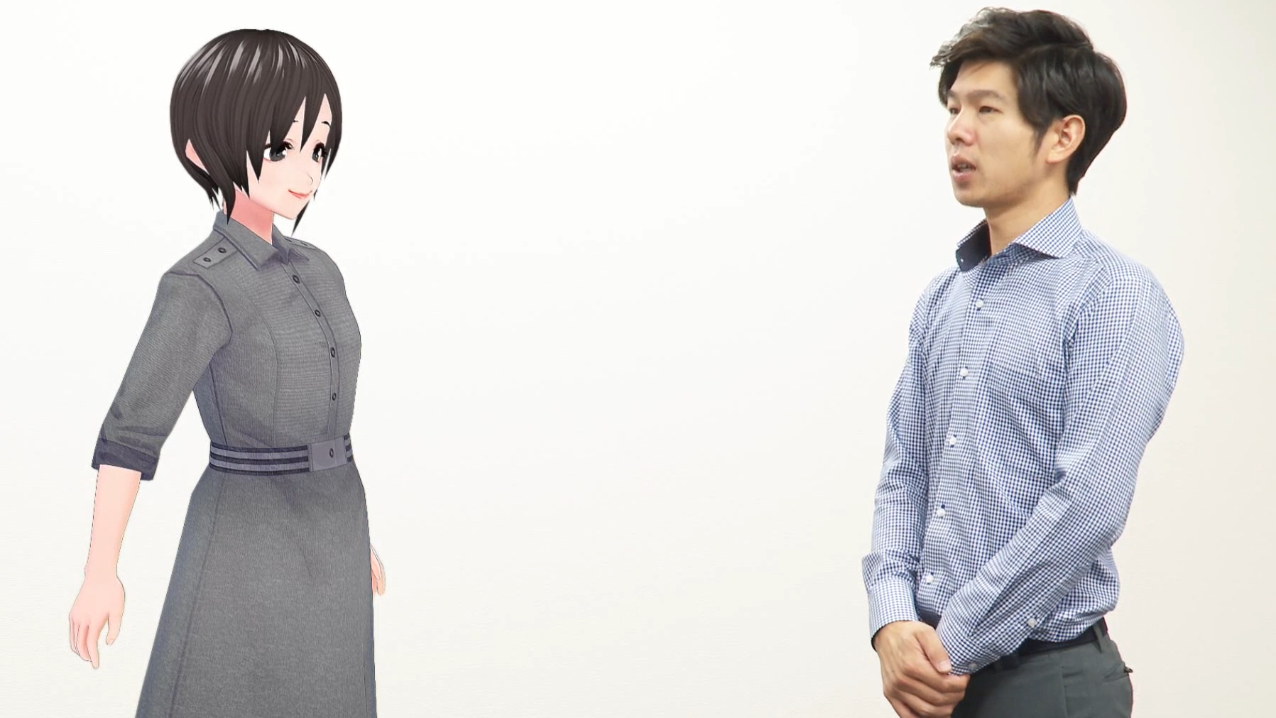 インタビュアー役にも最適